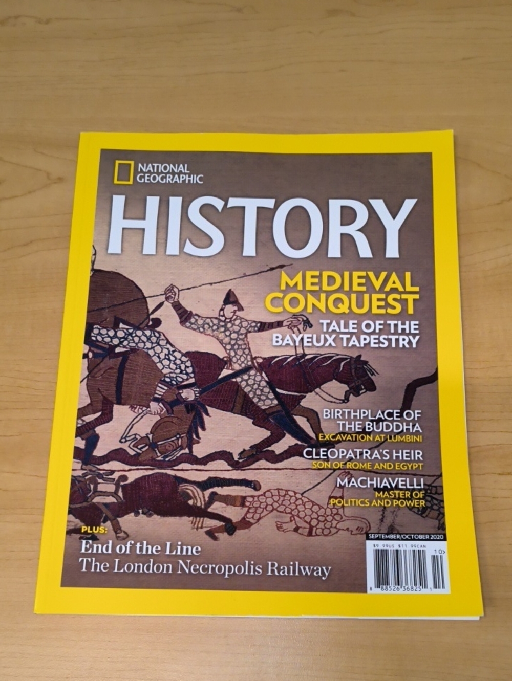 National Geographic History Magazine Medieval Conquest Tale Of Bayeux Tapestry